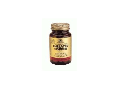 Solgar Chelated Copper. 100 tablets
