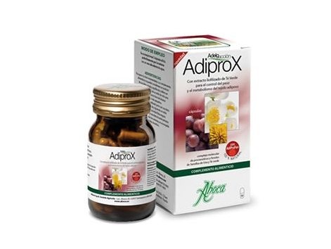 Aboca Adiprox Adelgacción 50 Kapseln Traubenkernen und grünem Tee