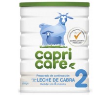 Capricare 2 800 gr. leite integral de cabra, em seguida,