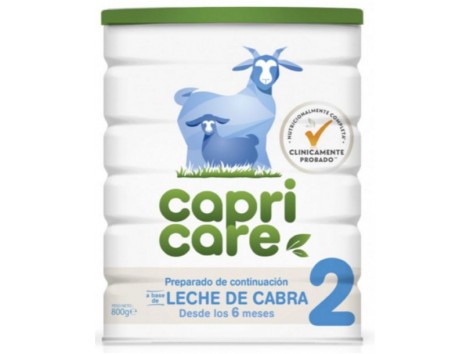 Capricare 2 leche de cabra 800 gr