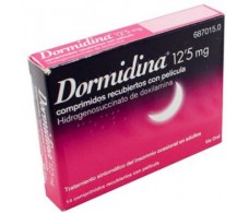 Doxylamine Dormidina 12,5 mg comprimidos revestidos por película 14
