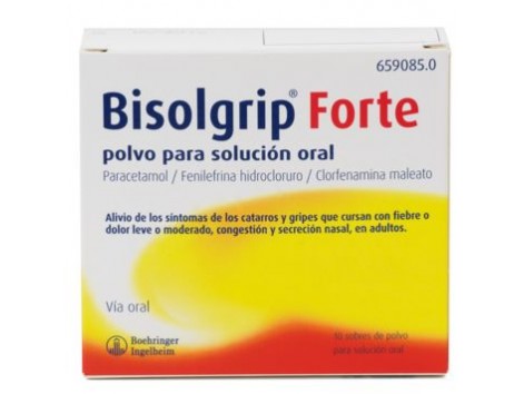 Bisolgrip Forte polvo para solución oral 10 sobres