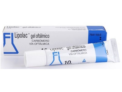 Lipolac 2 mg / g de gel de 10g oftálmica