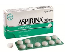 Aspirin 500 mg 20 Tablets