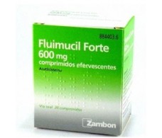 Forte Fluimucil 600 mg 20 effervescent tablets