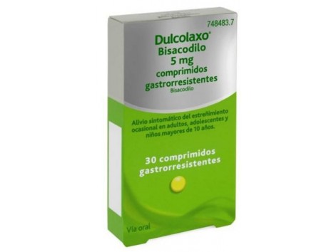 Dulcolaxo Bisacodilo 5 mg 30 comprimidos gastro-resistentes