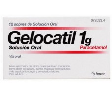 Gelocatil 1g 10 sobres solución oral 