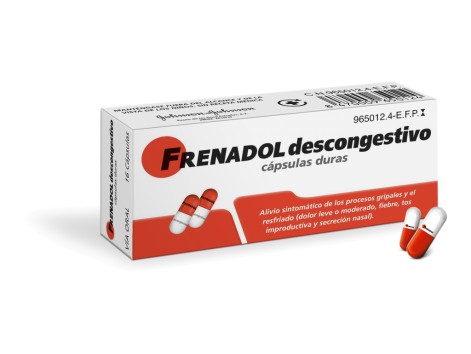 descongestionante Frenadol 16 cápsulas