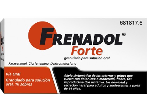 Frenadol Forte 10 saquetas de granulado para solução oral