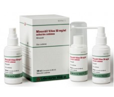 Minoxidil Vinhas 50 mg / ml solução cutânea 3X60ml. 180ml