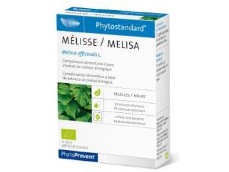 Melisa 20 cápsulas Pileje Phytostandard (espasmos intestinais)