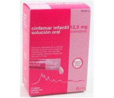 Cinfamar infantil 12,5 mg solución oral 12 sobres