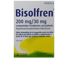 Bisolfren 200 mg / 30 mg 20 coated tablets