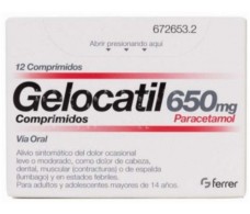 Gelocatil 650 mg 12 tabletok