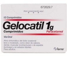 Gelocatil 1g 10 comprimidos