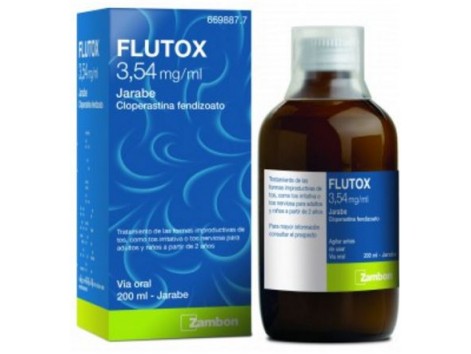 Flutox 3,54 mg / ml siropa 200 ml