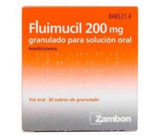 Fluimucil 200 mg granulado para solução oral 30 envelopes