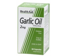 Health Aid Garlic Oil 2mg 60 vegetable capsules