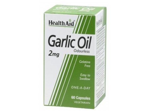 Health Aid Garlic Oil 2mg 60 vegetable capsules