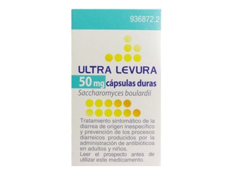 Ultra-Levura 50 mg 50 cápsulas duras