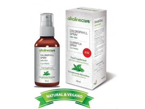 Chlorophyll Care Spray Alkaline Detox mint 50 ml.