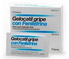 Gelocatil Gripe con Fenilefrina polvo para solución oral 10 sobres