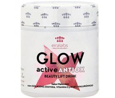 Glow Eiralabs Antiox Aktiv Collagen Geschmack 300 Gramm melocoton