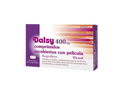 Dalsy 400 mg 30 comprimidos recubiertos 