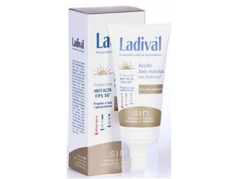 Солнцезащитный SPF 50 Ladival эмульсионные пятна 50мл