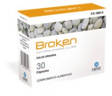 BROKEN, pedras nos rins, 30 cápsulas