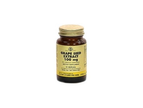 Solgar Grape Seed Extract 100mg. 30 capsules