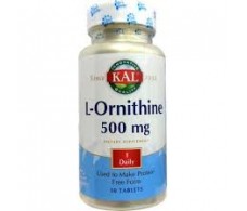 KAL L-Ornitine 500mg 50 tablets.