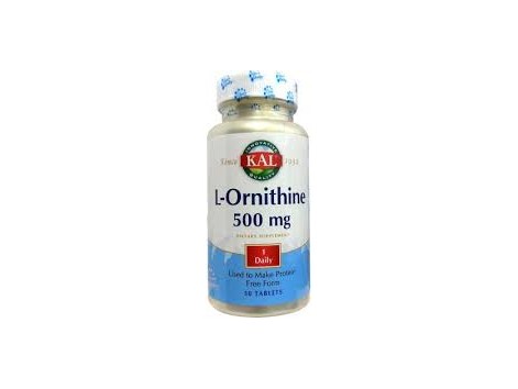 KAL L-Ornitine 500 mg 50 comprimidos.