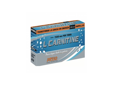 Mega Plus L - Carnitine 1500 liquid 20 ampollas.