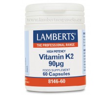 Lamberts vitamina K2 90mcg 60 cápsulas. 