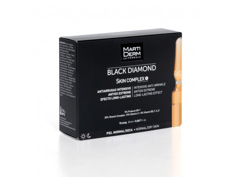 MartiDerm Black Diamond Complex skin 10 ampolas