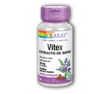 Solaray Vitex (Sauzgatillo) 60 capsulas. Solaray