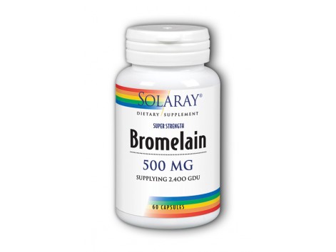 Bromelain Solaray Solaray. 60 capsules. Bromelain 500mg.