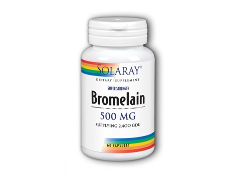 Solaray Bromelain de Solaray. 60 capsulas. Bromelaina 500mg.