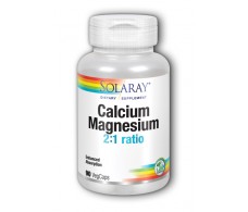 Solaray Calcium and magnesium - Calcio y Magensio. 90 capsulas