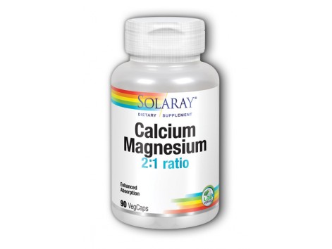 Solaray Calcium and Magnesium - Calcium and Magensio. 90 capsules