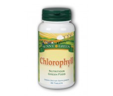 Solaray Chlorophyll 90 comprimidos. Clorofila 100mg.