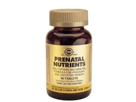 Solgar Prenatal Nutrients. 120 tablets