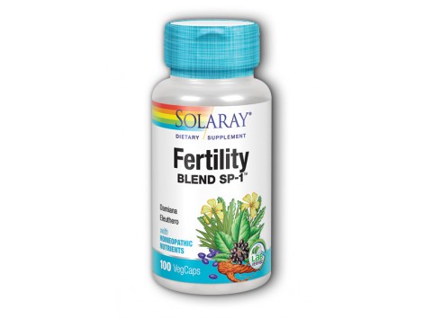 100 cápsulas Solaray Fertilidade Mistura