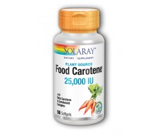 Solaray Food Carotene 30 perlas Caroteno