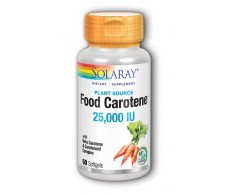 Solaray Food Carotene de Solaray 30 perlas Caroteno