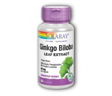 Solaray Ginkgo Biloba 60mg. 60 capsulas de Solaray