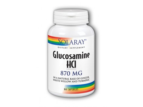 Solaray Glucosamine 870mg. 90 capsules. Solaray