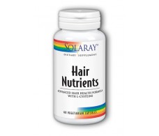 Solaray Hair Nutrients 60 capsulas. Solaray