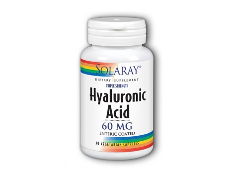 Solaray Hyaluronic Acid - Hyaluronic Acid 60mg. 30 capsules.